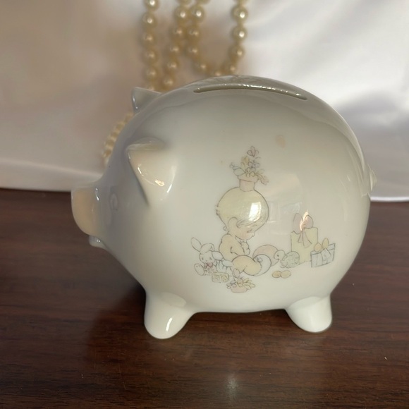 Precious Moments Other - Precious Moments Vintage 1985 Ceramic Piggy Bank🐷